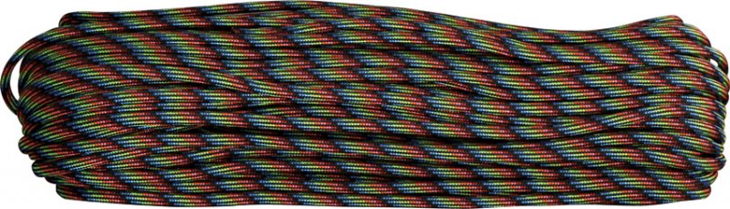 Parachute Cord - Dark Stripes - Click Image to Close