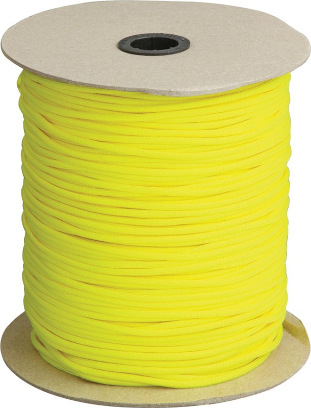 Parachute Cord - Neon Yellow. - Click Image to Close