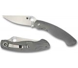 Spyderco Ti-Mil Military Fluted Titanium Handles