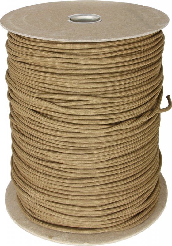 Parachute Cord Coyote Brown. - Click Image to Close